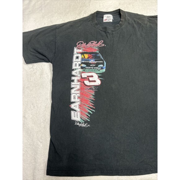 Vtg NASCAR Shirt Dale Earnhardt Competitors View 1999 Winston Cup Schedule XL - Picture 2 of 6